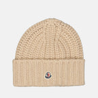 Hats, caps and beanies Cashmere hat Moncler Beige Women