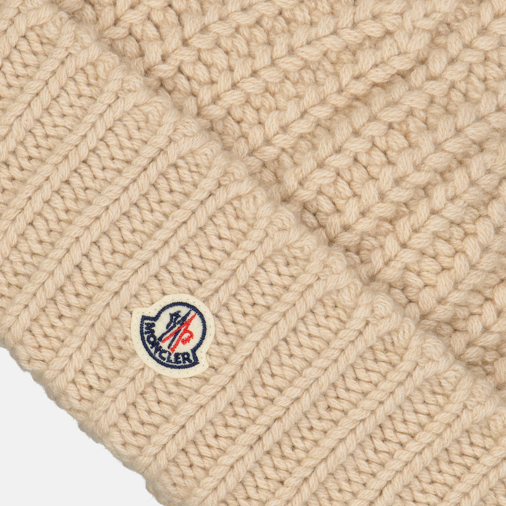 Hats, caps and beanies Cashmere hat Moncler Beige Women