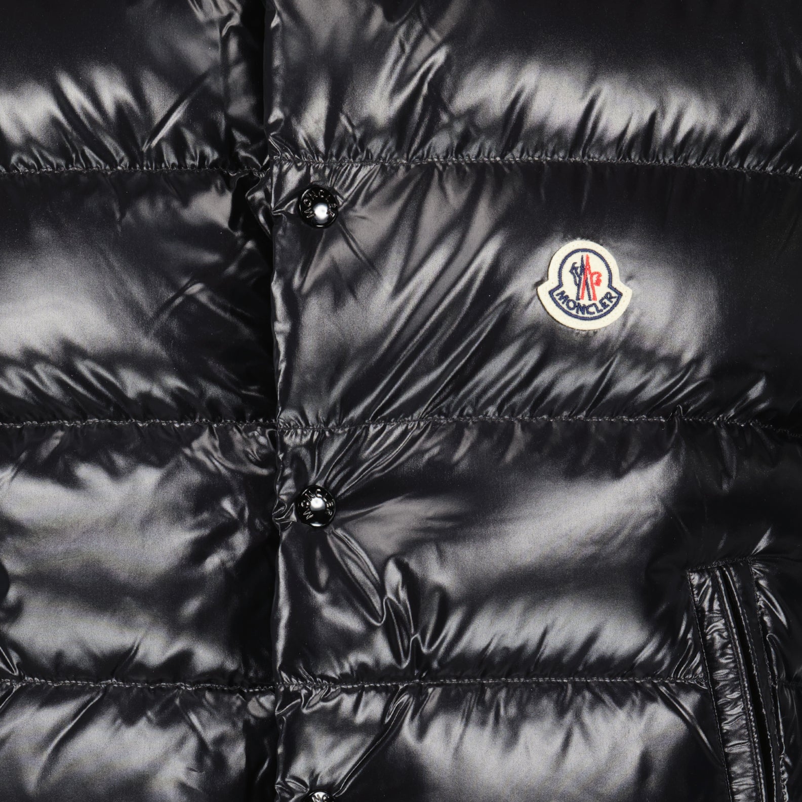 Vestes Veste matelassée Tibb Moncler Noir Homme