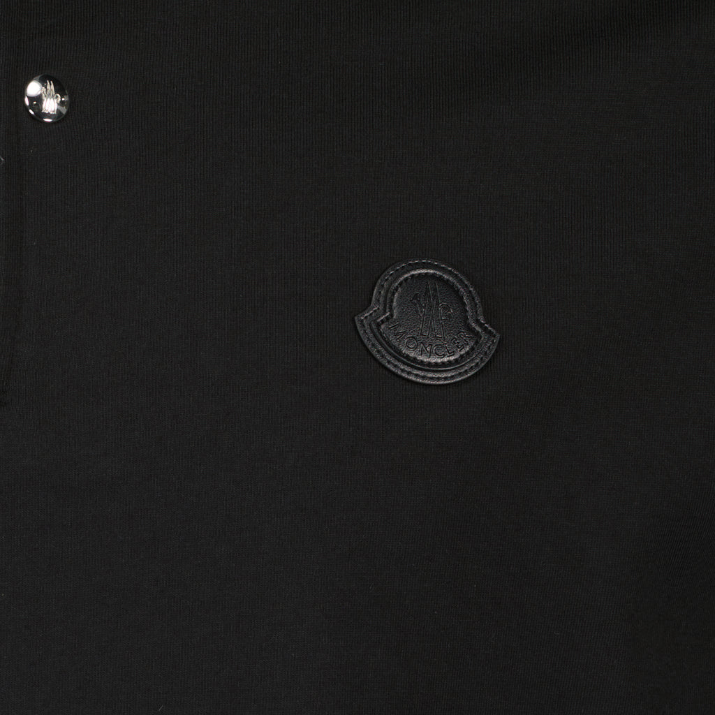 Polos Polo à logo Moncler Negro Homme