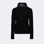 Jaquetas Veste bi-matière Moncler Preto Femme