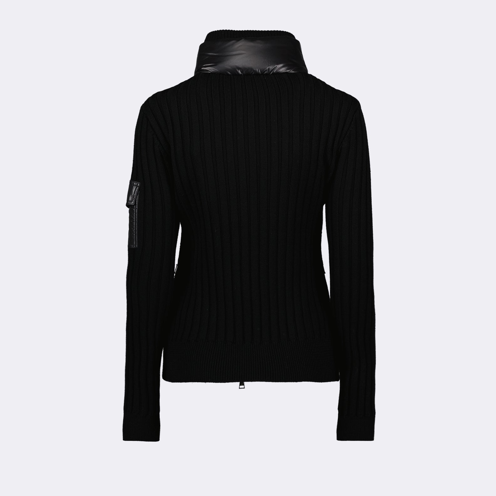 Jaquetas Veste bi-matière Moncler Preto Femme