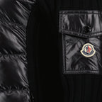 Jaquetas Veste bi-matière Moncler Preto Femme
