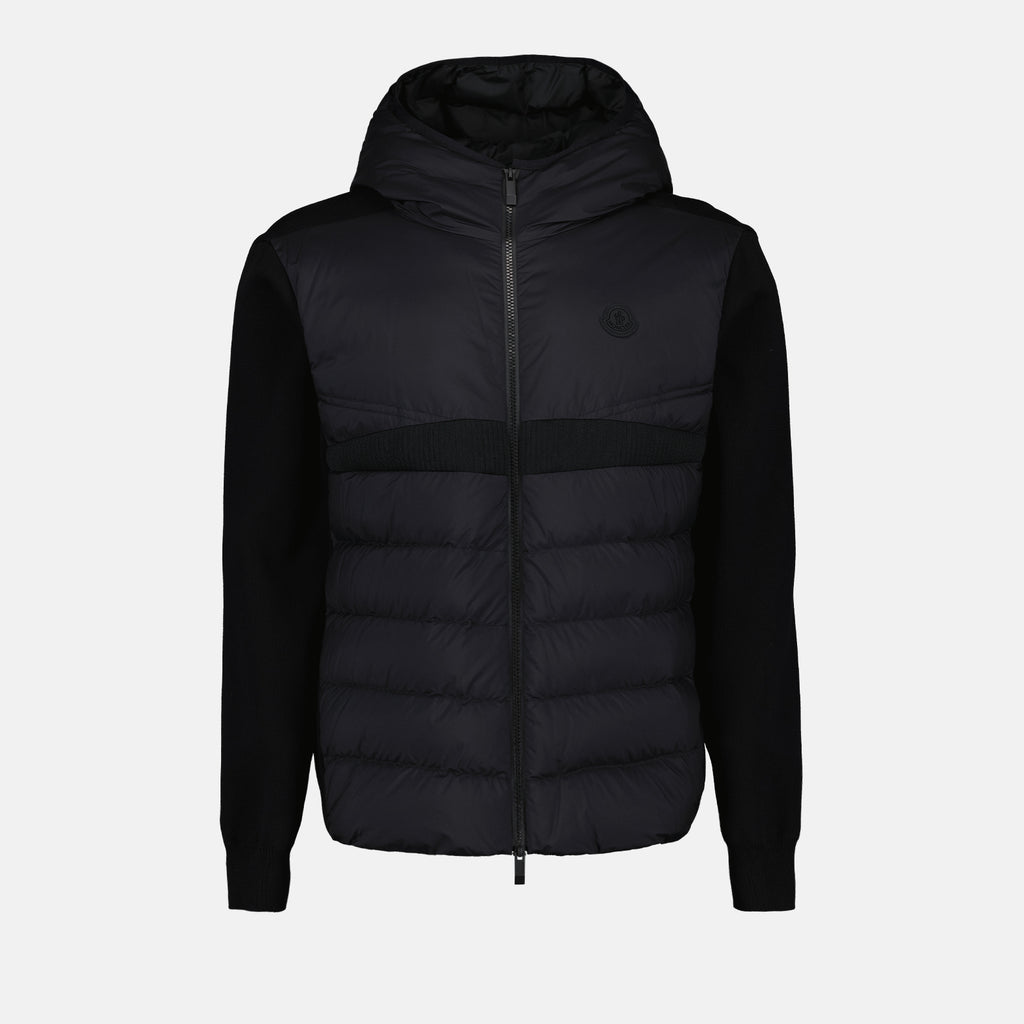 Jaquetas Veste bi-matière Moncler Preto Homme