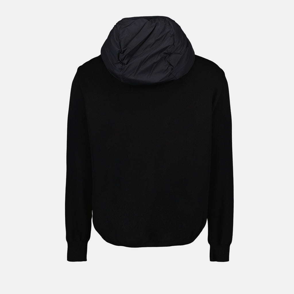 Jaquetas Veste bi-matière Moncler Preto Homme