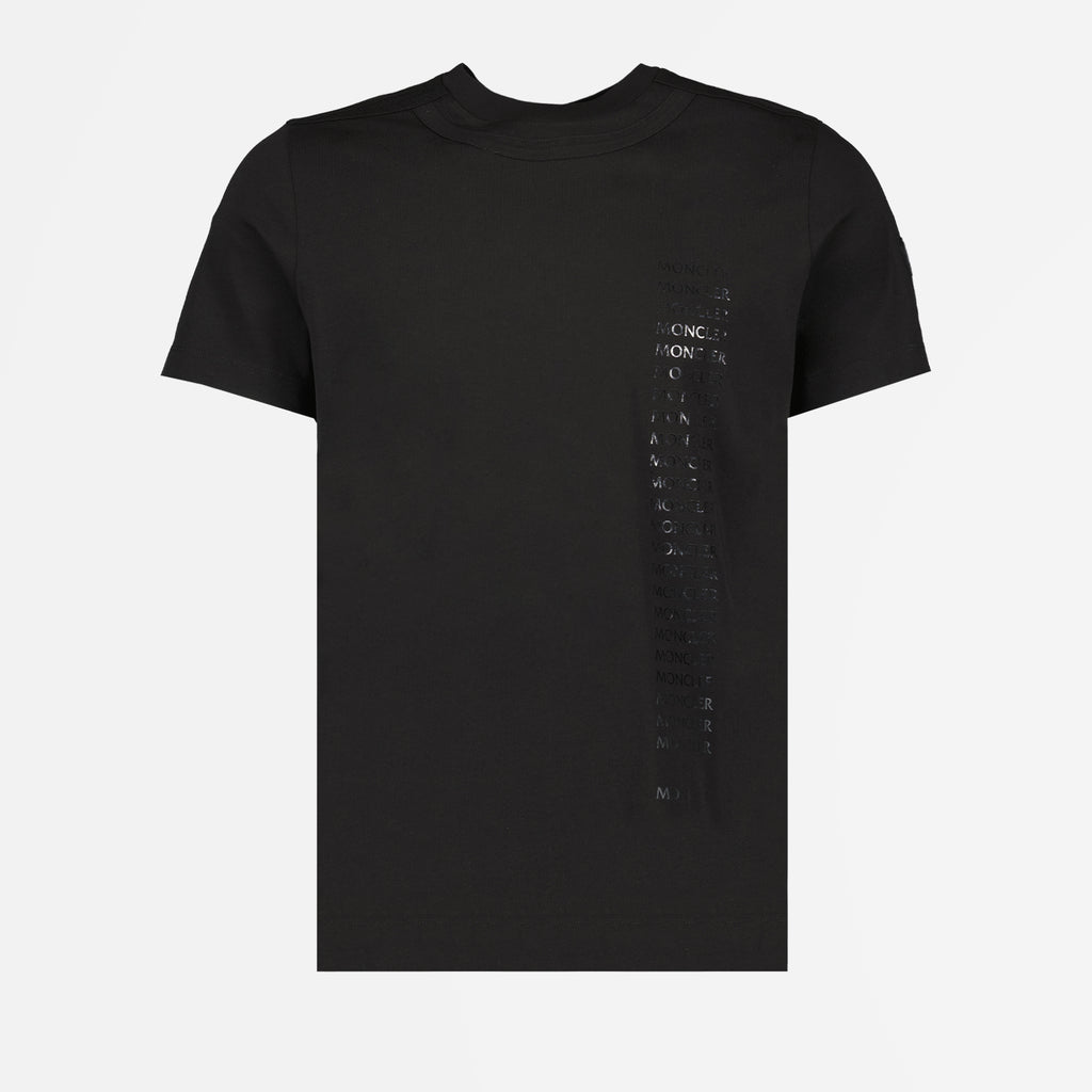 Camisetas T-shirt à logo Moncler Preto Homme