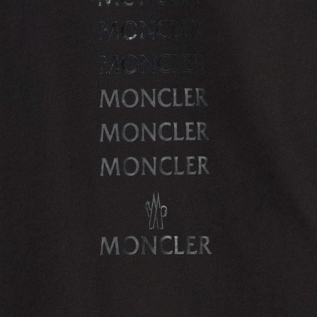 Camisetas T-shirt à logo Moncler Preto Homme