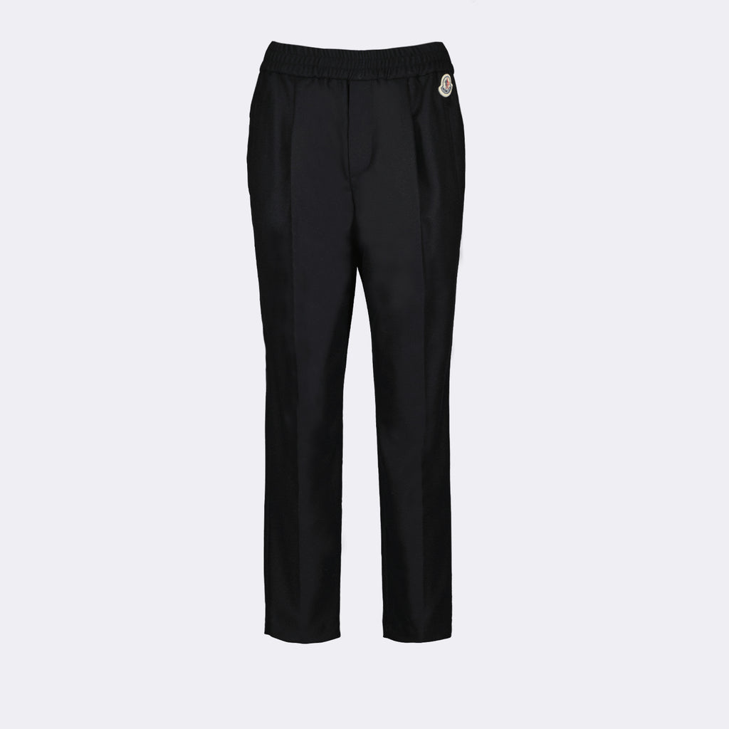 Pants Straight Pants Moncler Black Women