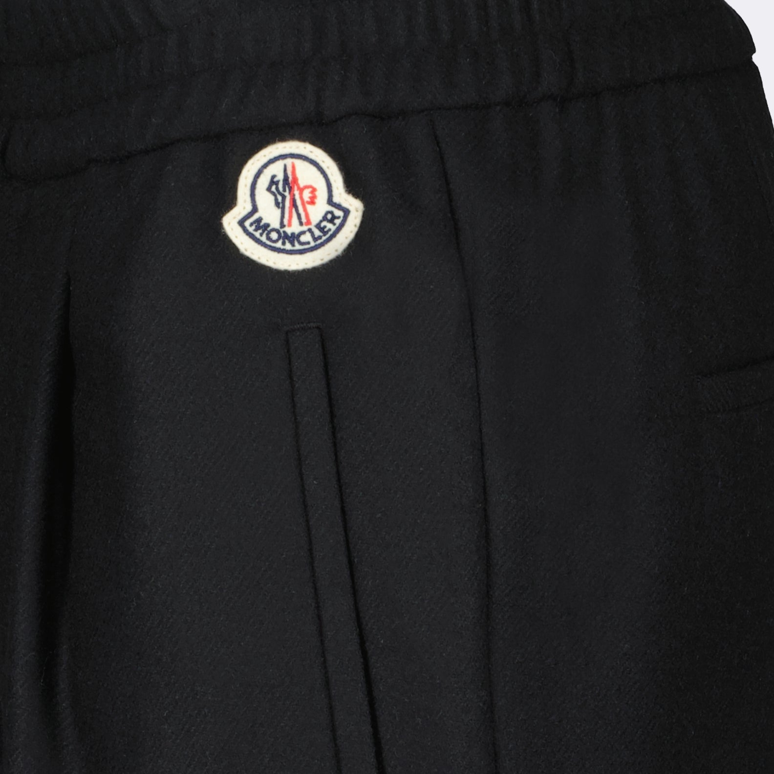 Pantalones Pantalones Rectos Moncler Negro Femme
