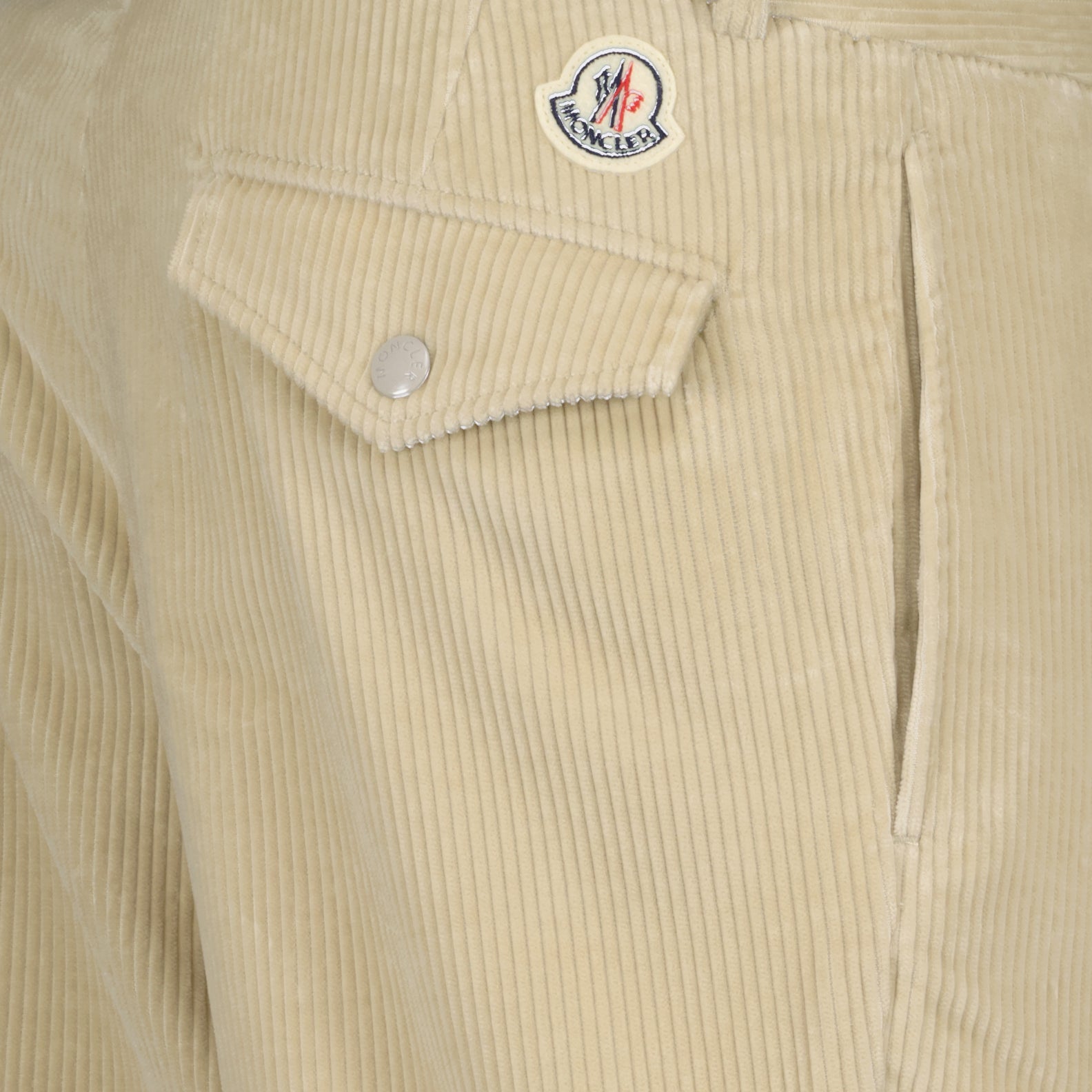 Pants Corduroy Pants Moncler Beige Man