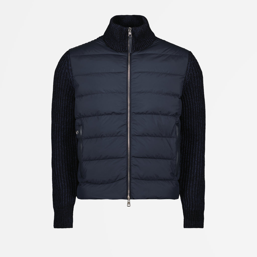 Jacken Veste bi-matière Moncler Blau Homme