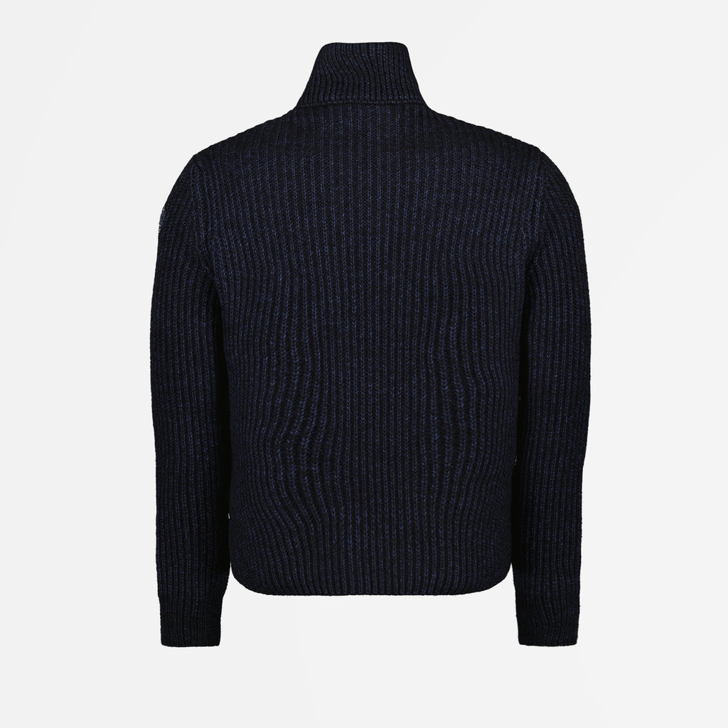 Jacken Veste bi-matière Moncler Blau Homme