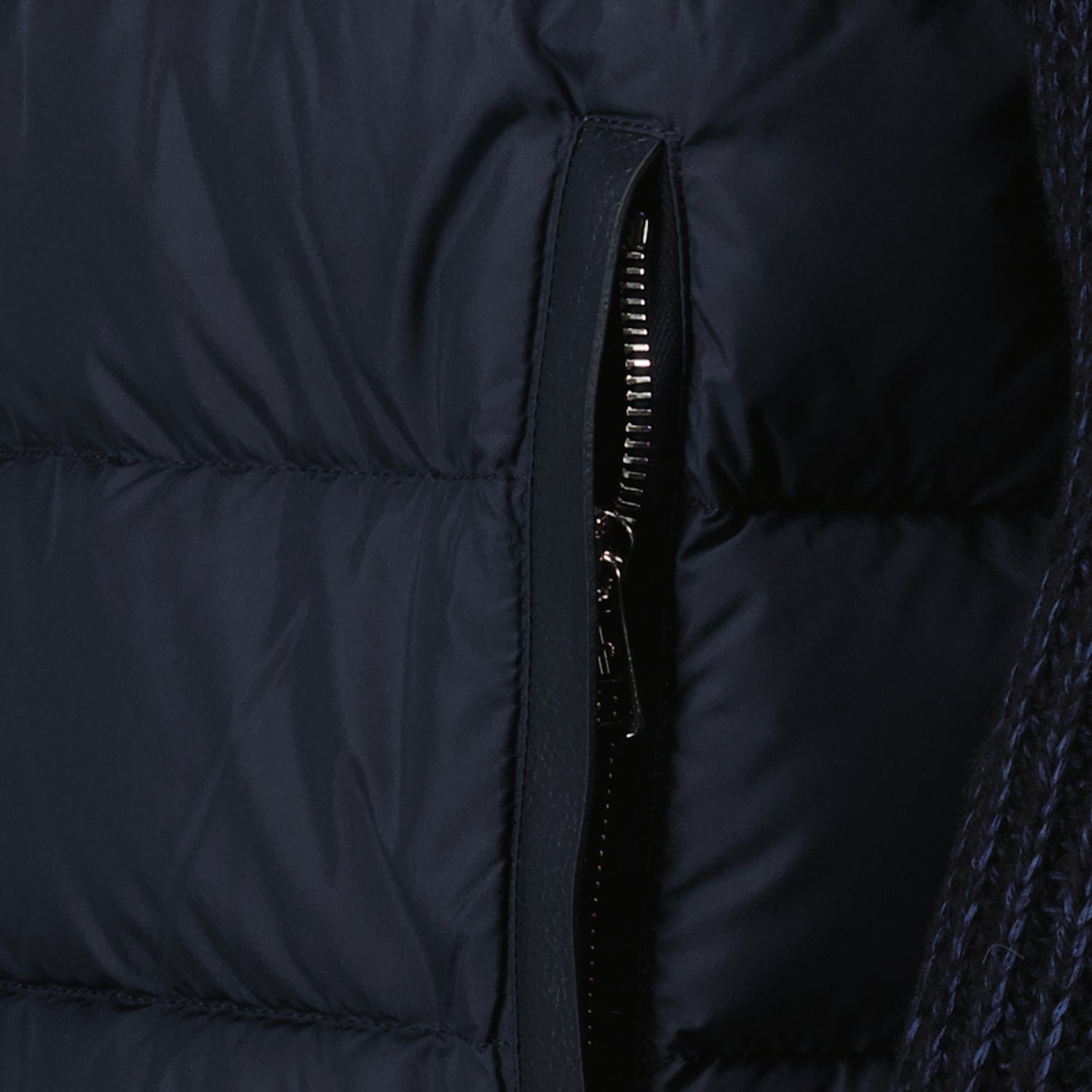 Jacken Veste bi-matière Moncler Blau Homme