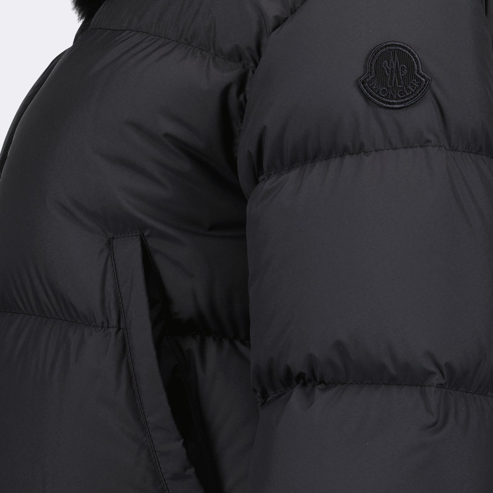 Manteaux Doudoune Locustelle Moncler Noir Femme