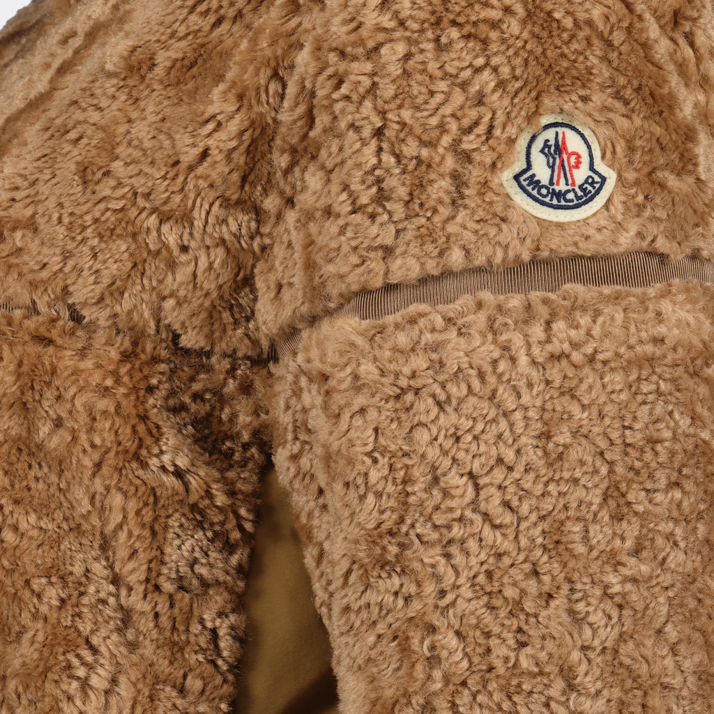 Manteaux Doudoune Segura Moncler Marron Femme