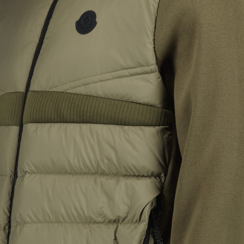 Jaquetas Veste bi-matière Moncler Cáqui Homme