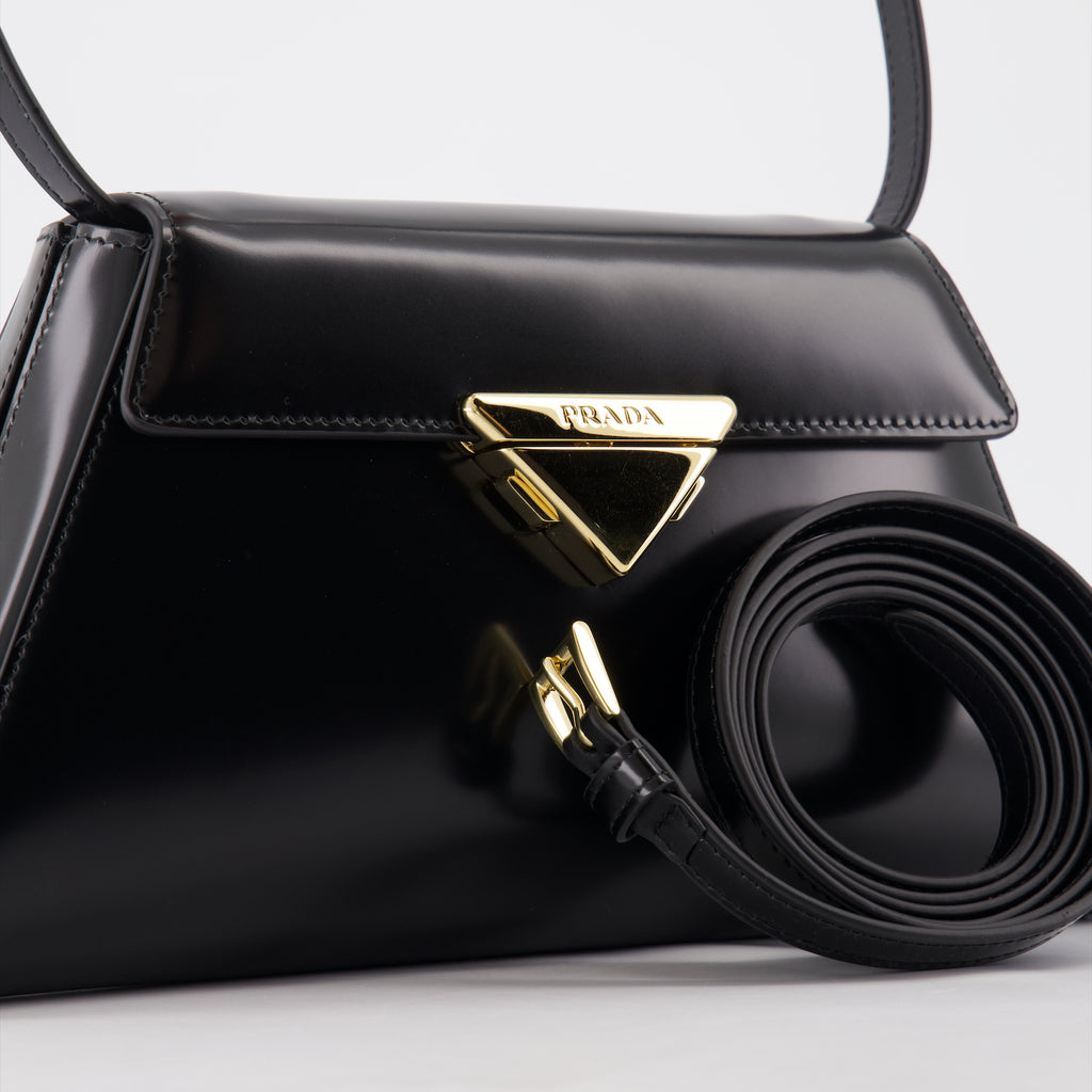 Handtaschen und schultertaschen Sac à main en cuir Prada Schwarz Femme