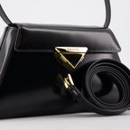 Handtaschen und schultertaschen Sac à main en cuir Prada Schwarz Femme