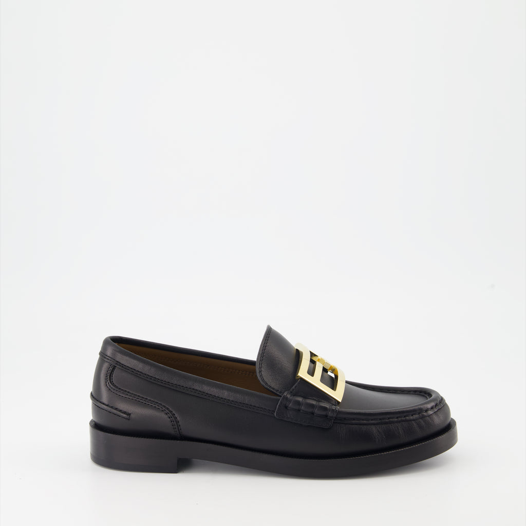Mocassins Mocassins Baguette Fendi Noir Femme