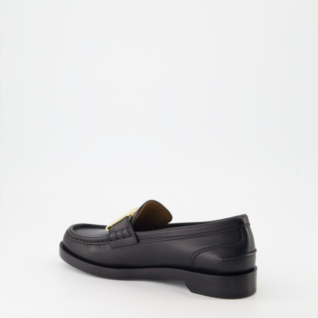 Mocassins Mocassins Baguette Fendi Noir Femme