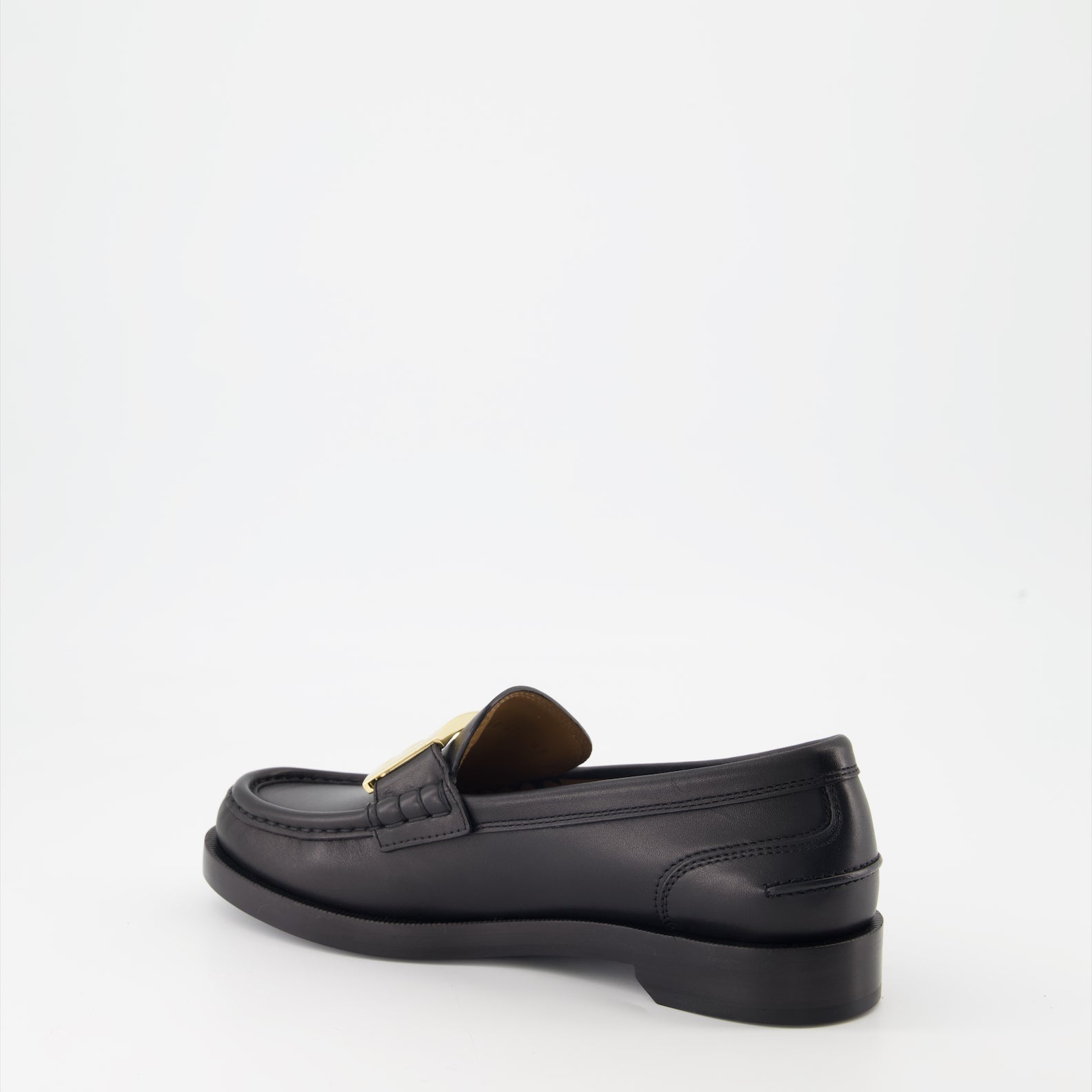 Mocassins Mocassins Baguette Fendi Noir Femme