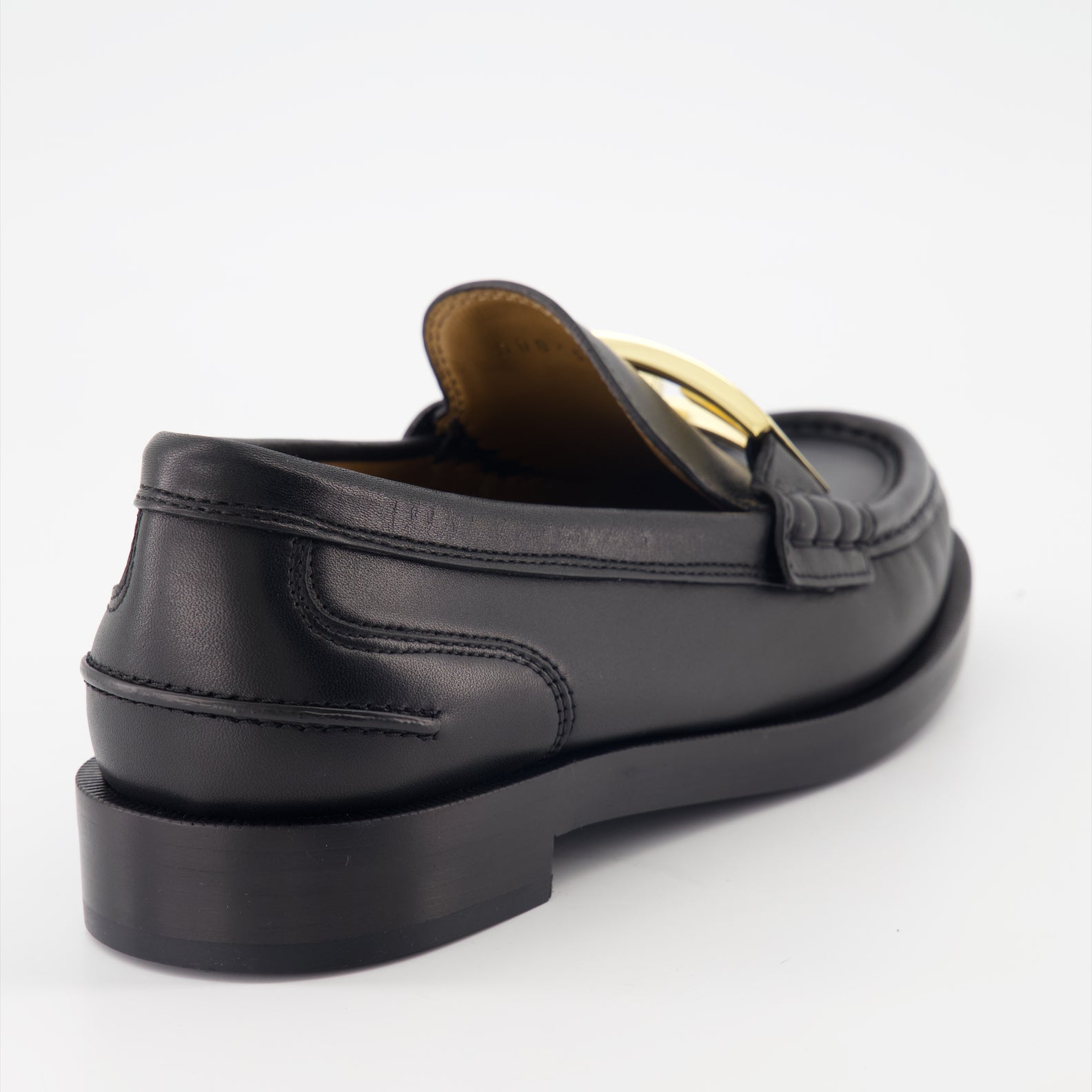 Mocassins Mocassins Baguette Fendi Noir Femme