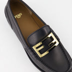 Mocassins Mocassins Baguette Fendi Noir Femme