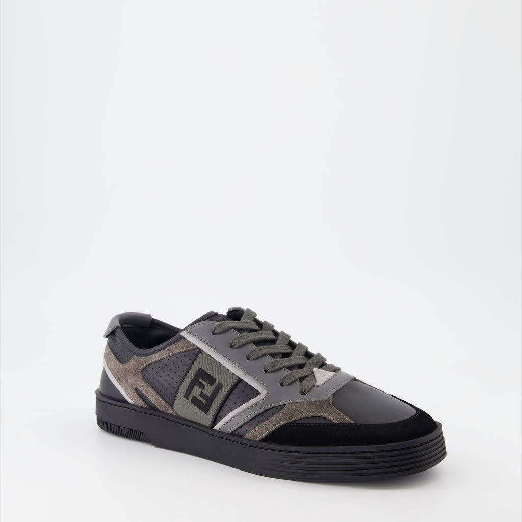 Baskets Baskets Fendi Step Fendi Noir Homme