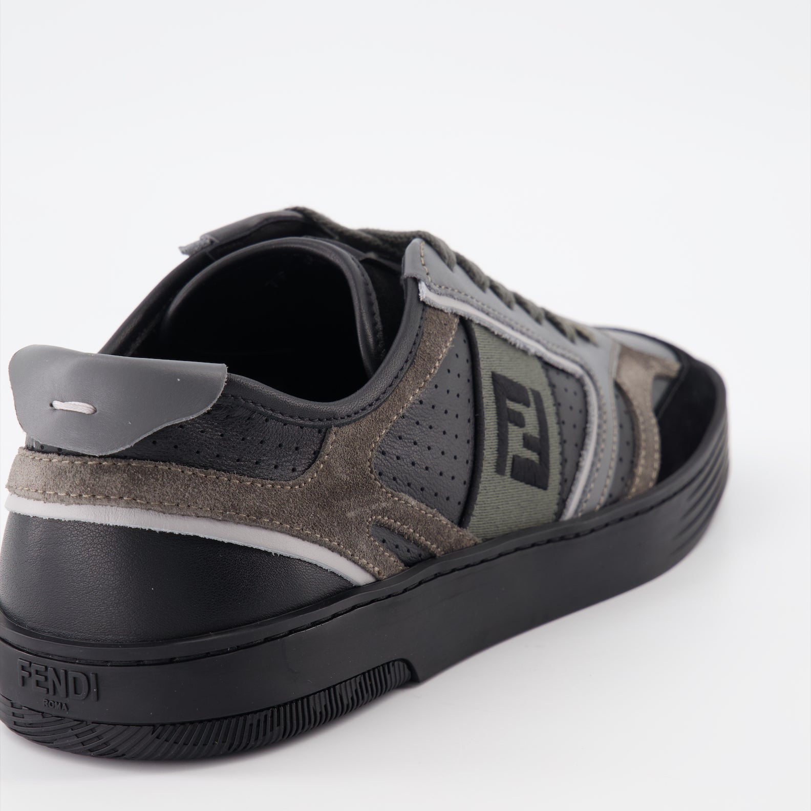 Baskets Baskets Fendi Step Fendi Noir Homme