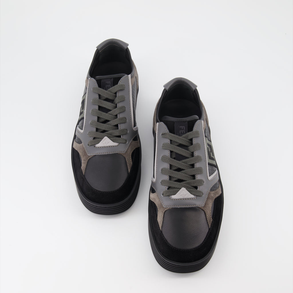 Baskets Baskets Fendi Step Fendi Noir Homme