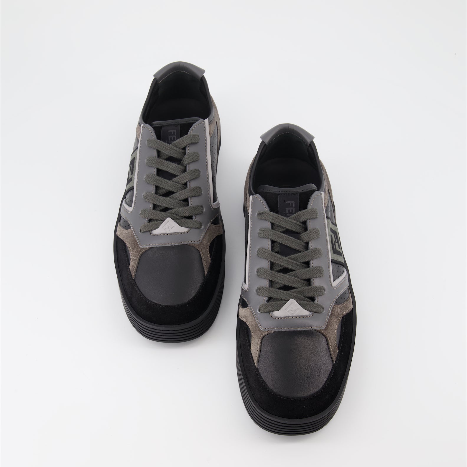 Baskets Baskets Fendi Step Fendi Noir Homme