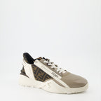 Baskets Baskets Fendi Flow Fendi Beige Homme