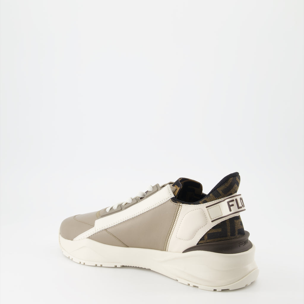 Baskets Baskets Fendi Flow Fendi Beige Homme