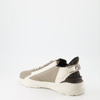 Baskets Baskets Fendi Flow Fendi Beige Homme