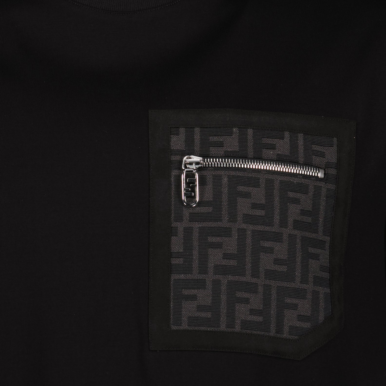 T-shirt T-shirt FF Fendi Nero Homme