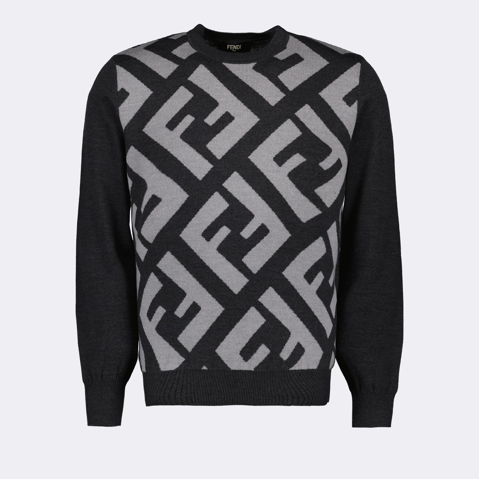 니트웨어 Pull FF Fendi 회색 Homme