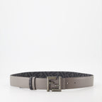 Cintos Ceinture FF Rounded Fendi Cinza Homme