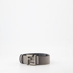 Cintos Ceinture FF Rounded Fendi Cinza Homme