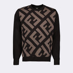 니트웨어 Pull FF Fendi 갈색 Homme