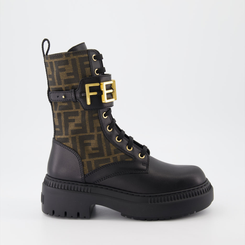 Boots Fendigraphy Boots Fendi Black Women