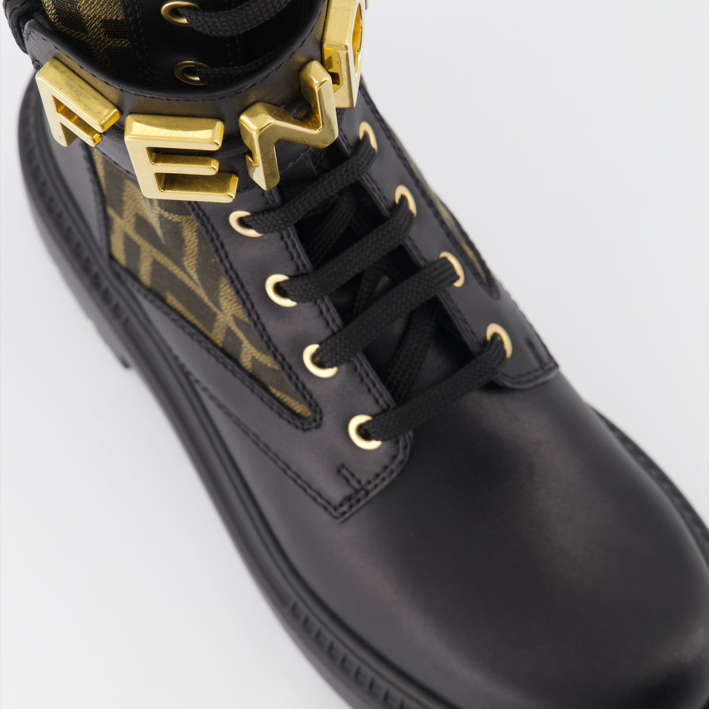 Boots Fendigraphy Boots Fendi Black Women