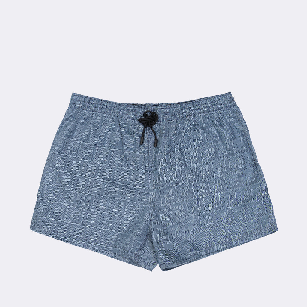 비치웨어 Short de bain FF Fendi 파란색 Homme