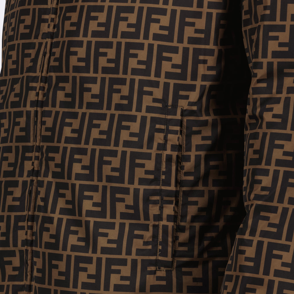 Manteaux Doudoune réversible Fendi Marron Homme