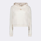 Felpe Sweat à capuche réversible Fendi Bianco Femme