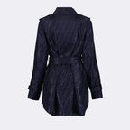 Mäntel Trench-coat FF Fendi Blau Femme