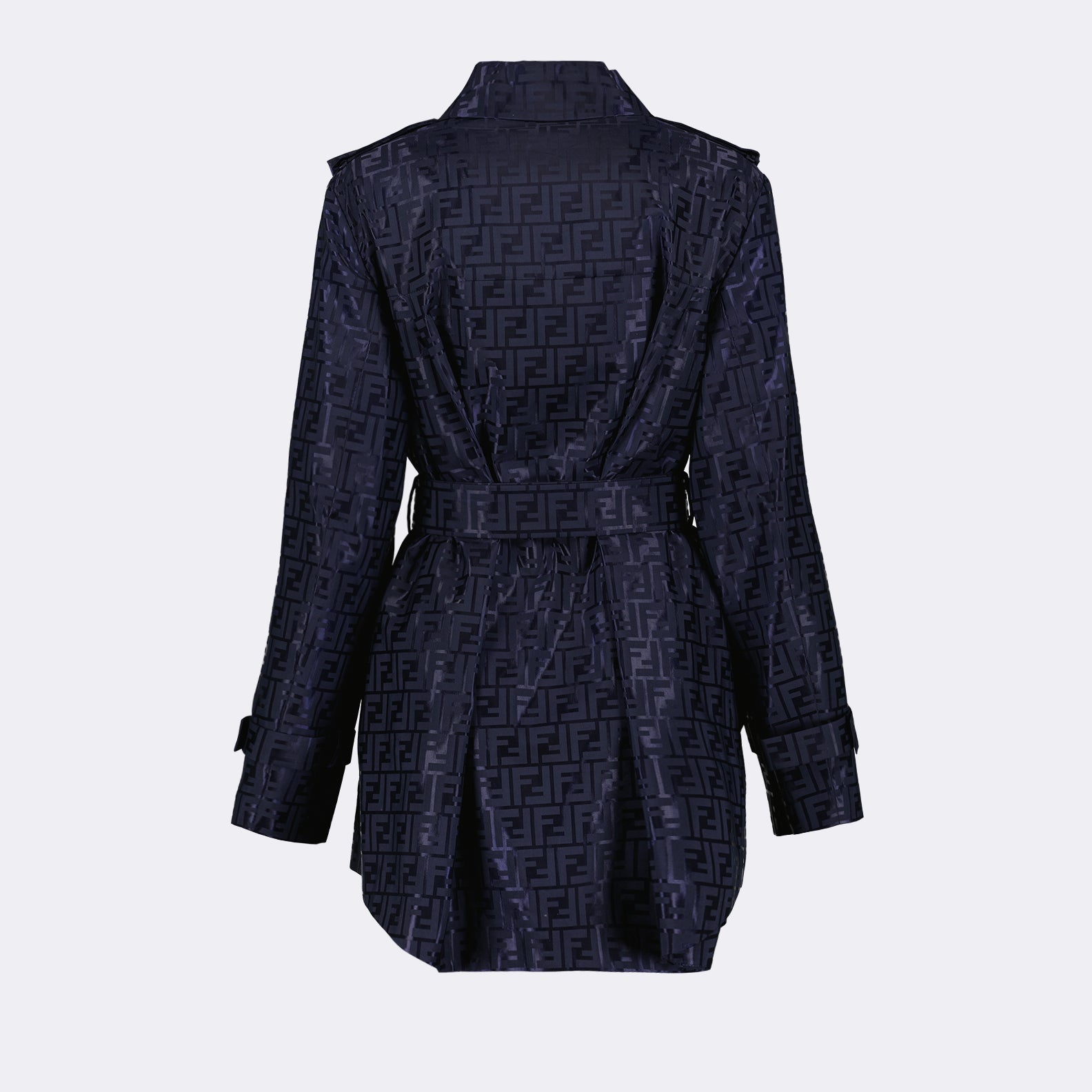 Mäntel Trench-coat FF Fendi Blau Femme