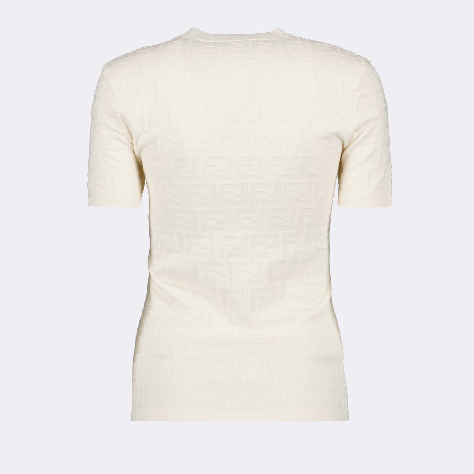 T-shirts T-shirt FF Fendi Beige Femme