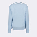 Maille Cardigan en cachemire Fendi Bleu Femme