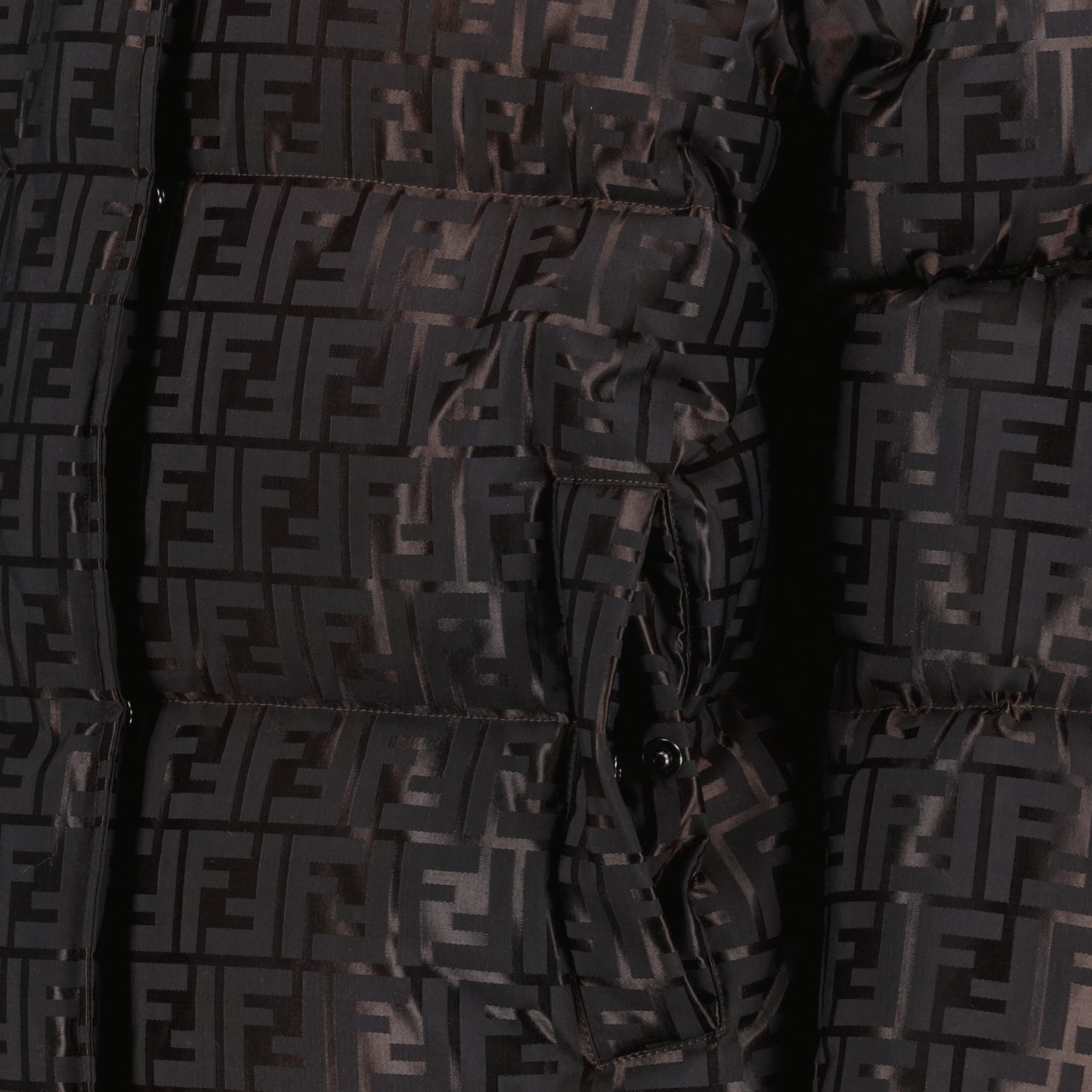 Manteaux Doudoune FF Fendi Marron Femme