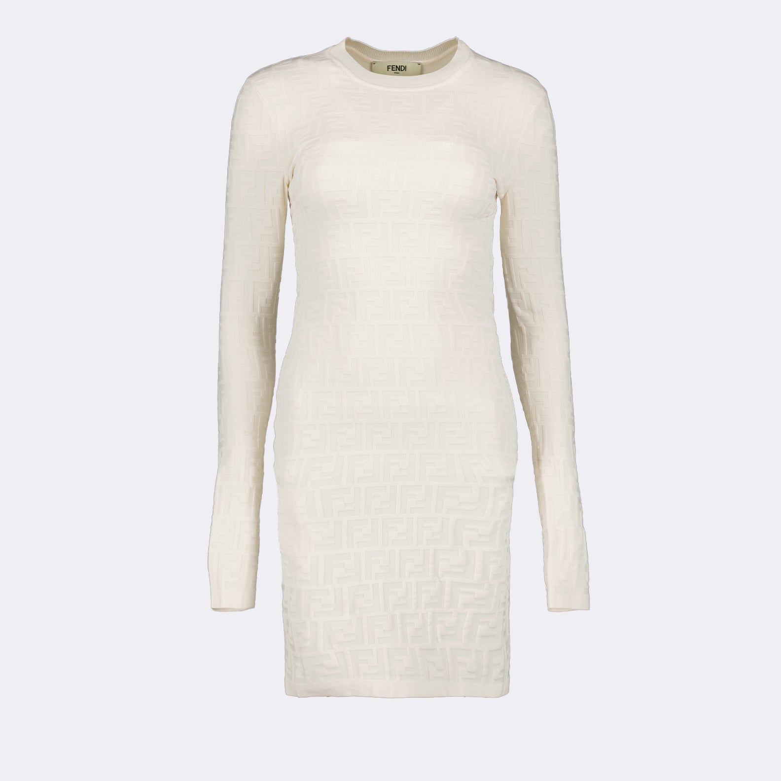 Vestidos Robe FF Fendi Bege Femme